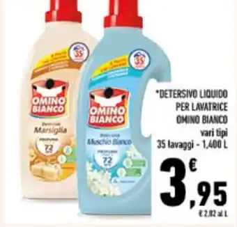 Conad City DETERSIVO LIQUIDO PER LAVATRICE OMINO BIANCO offerta