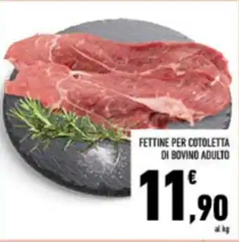 Conad City FETTINE PER COTOLETTA DI BOVINO ADULTO offerta