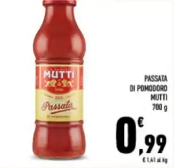 Conad City PASSATA DI POMODORO MUTTI 700 g offerta