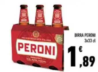Conad City BIRRA PERONI 3x33 cl offerta