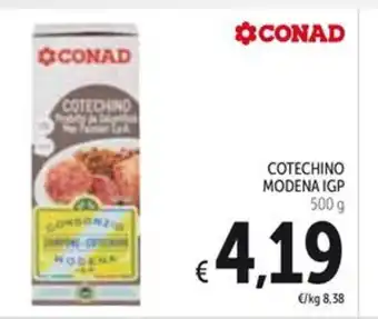 Spazio Conad COTECHINO MODENA IGP 500 g offerta