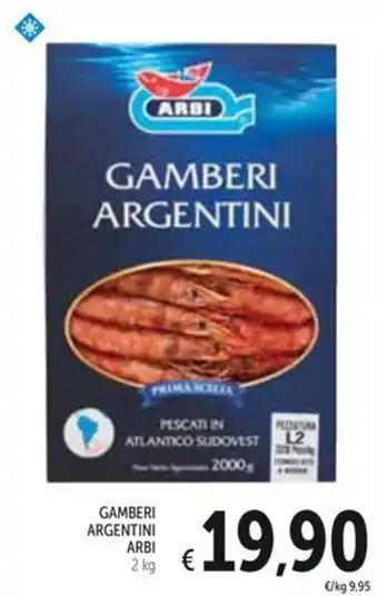 Spazio Conad GAMBERI ARGENTINI ARBI 2 kg offerta