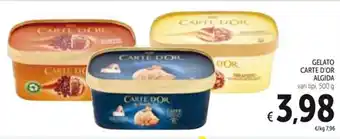 Spazio Conad GELATO CARTE D'OR ALGIDA vari tipi, 500 g offerta