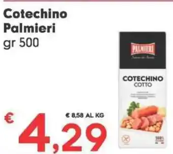 Despar Cotechino Palmieri gr 500 offerta