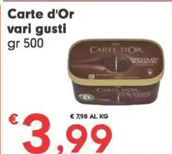 Despar Carte d'Or vari gusti gr 500 offerta