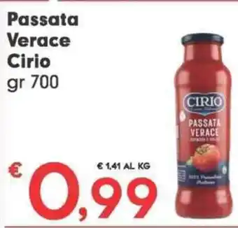 Despar PASSATA VERACE CIRIO gr 700 offerta