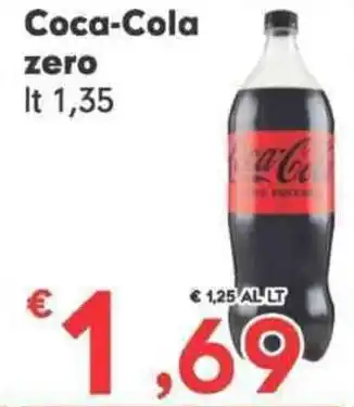 Despar Coca-Cola zero lt 1,35 offerta