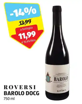 ROVERSI BAROLO DOCG 750 ml