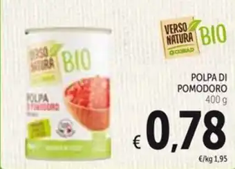 Spazio Conad POLPA DI POMODORO 400g offerta