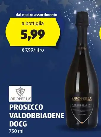 ALDI PROSECCO VALDOBBIADENE DOCG 750 ml offerta