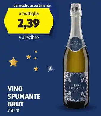 ALDI VINO SPUMANTE BRUT 750 ml offerta