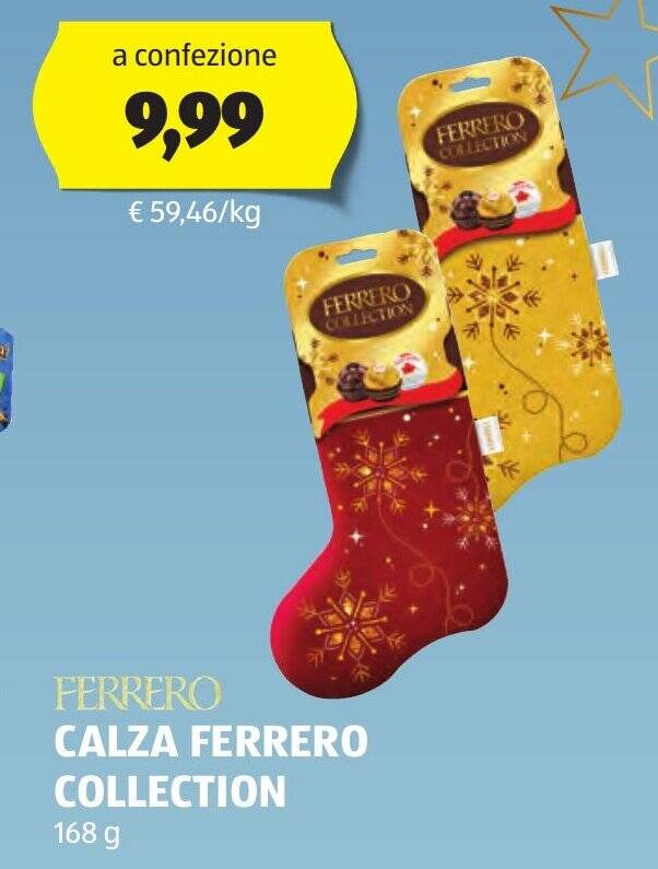 FERRERO CALZA FERRERO COLLECTION 168 g offerta di ALDI