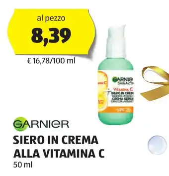 ALDI GARNIER SIERO IN CREMA ALLA VITAMINA C 50 ml offerta