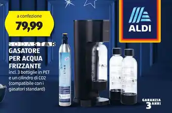 ALDI GASATORE PER ACQUA FRIZZANTE offerta