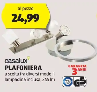 ALDI casalux PLAFONIERA offerta