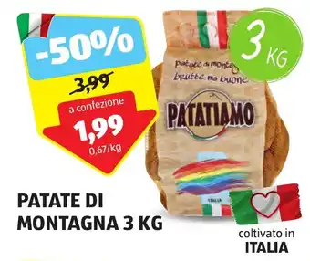 ALDI PATATE DI MONTAGNA 3 KG offerta