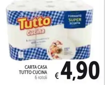 Spazio Conad CARTA CASA TUTTO CUCINA 6 rotoli offerta