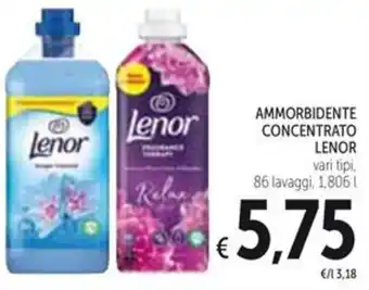 Spazio Conad AMMORBIDENTE CONCENTRATO LENOR vari tipi, offerta