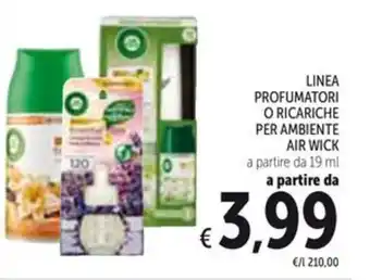 Spazio Conad LINEA PROFUMATORI O RICARICHE PER AMBIENTE AIR WICK a partire da 19 ml a partire da offerta