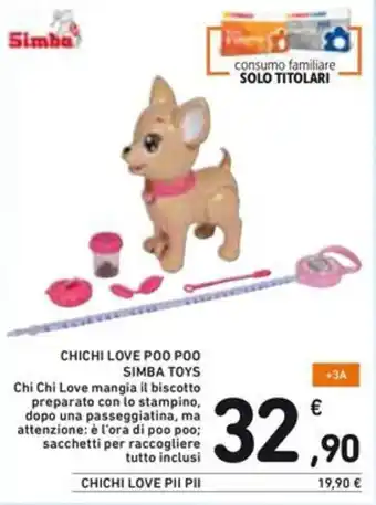 Spazio Conad CHICHI LOVE POO POO SIMBA TOYS offerta