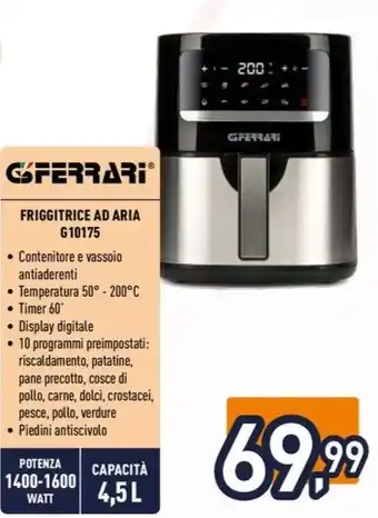 Unieuro FRIGGITRICE AD ARIA G10175 offerta
