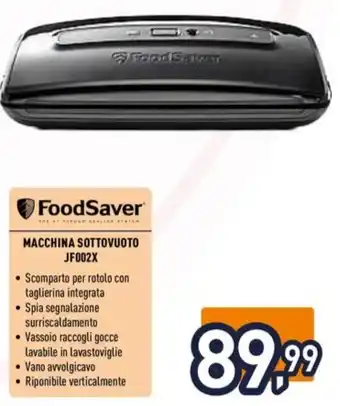 Unieuro FoodSaver MACCHINA SOTTOVUOTO offerta