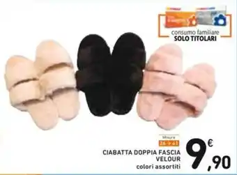 Spazio Conad CIABATTA DOPPIA FASCIA VELOUR offerta