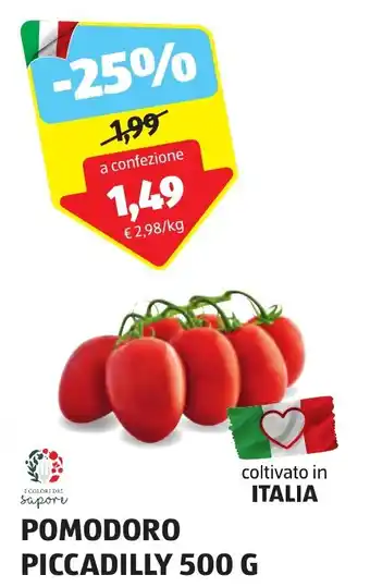 ALDI POMODORO PICCADILLY 500 G offerta
