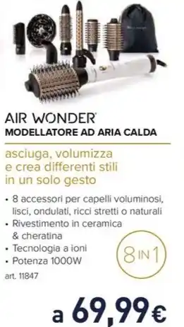 Unieuro AIR WONDER MODELLATORE AD ARIA CALDA offerta