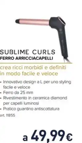 SUBLIME CURLS FERRO ARRICCIACAPELLI