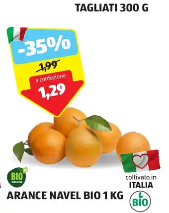 ALDI ARANCE NAVEL BIO 1 KG offerta