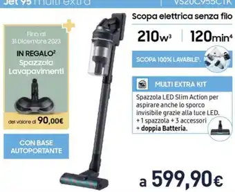 Unieuro Scopa elettrica senza filo offerta