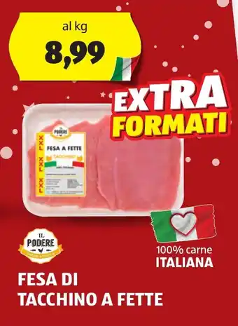 ALDI FESA DI TACCHINO A FETTE offerta
