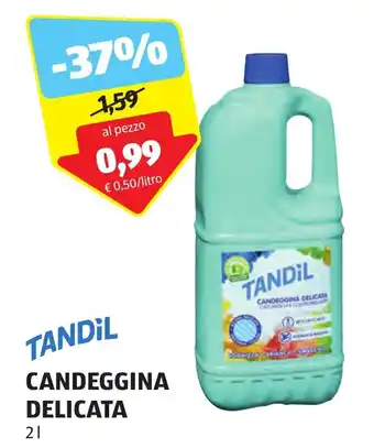 ALDI TANDIL CANDEGGINA DELICATA 2 l offerta