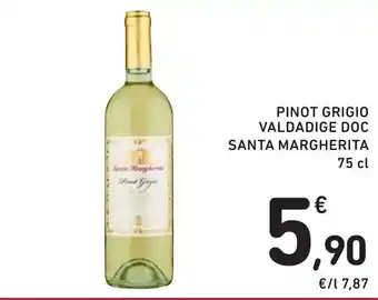 Spazio Conad PINOT GRIGIO VALDADIGE DOC SANTA MARGHERITA 75 cl offerta