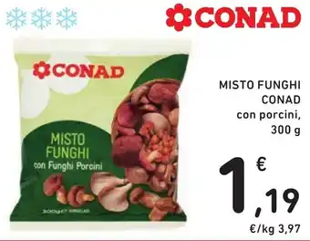 Spazio Conad MISTO FUNGHI CONAD con Funghi Porcini 300 g offerta