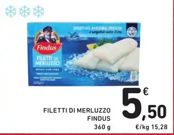 Spazio Conad FILETTI DI MERLUZZO FINDUS 360 g offerta