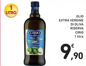 Spazio Conad OLIO EXTRA VERGINE DI OLIVA RISERVA CIRIO 1 litro offerta