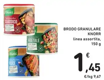 Spazio Conad BRODO GRANULARE KNORR linea assortita, 150 g offerta