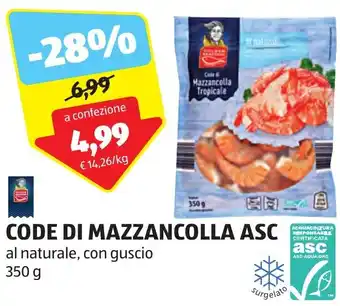 ALDI CODE DI MAZZANCOLLA ASC offerta
