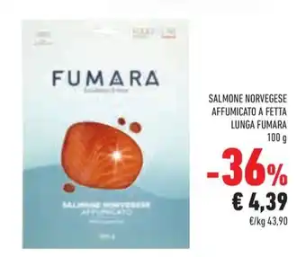 Conad City SALMONE NORVEGESE AFFUMICATO A FETTA LUNGA FUMARA offerta
