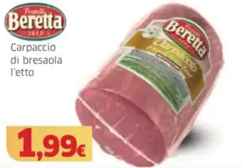 Mercati Alimentari Carpaccio di bresaola l'etto offerta