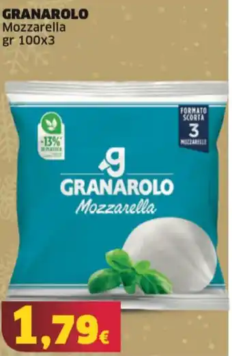 Mercati Alimentari GRANAROLO Mozzarella gr 100x3 offerta