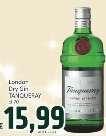 Paghi Poco London Dry Gin TANQUERAY cl 70 offerta