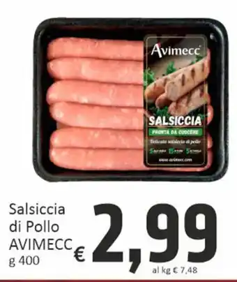 Salsiccia di Pollo AVIMECC g 400