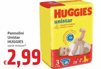 Pannolini Unistar HUGGIES varie misure