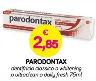 PARODONTAX dentifricio classico o whitening o ultraclean o daily fresh 75ml