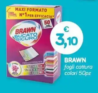 BRAWN fogli cattura colori 50pz