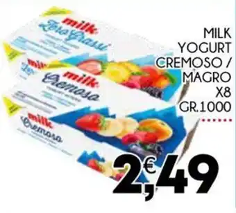 Enne Market MILK YOGURT CREMOSO / MAGRO X8 GR.1000 offerta