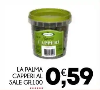 Enne Market LA PALMA CAPPERI AL SALE GR.100 offerta